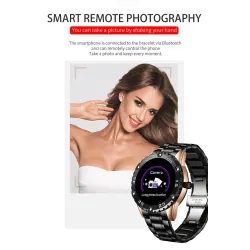 Smart Watch - elektronisch stalen horloge - LED - digitaal - waterdicht - hartslag/bloeddrukHorloges