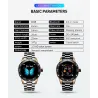 Smart Watch - elektronisch stalen horloge - LED - digitaal - waterdicht - hartslag/bloeddrukHorloges