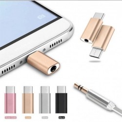 Micro USB Type-C naar 3,5 mm koptelefoonaansluiting - adapter - splitterAccessoires