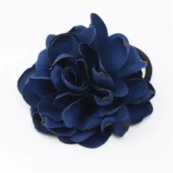 Elegante elastische haarband - met grote roosHaarspelden