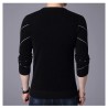 Modieuze warme trui - slim fit - print met geometrische lijnenHoodies & Sweaters