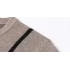 Elegant knitted sweater - big letter printHoodies & Sweatshirt