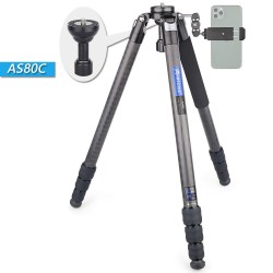 AS80C - carbon statief - professionele camerahouder / adapterStatieven en standaarden