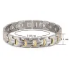 Modieuze magnetische gezondheidsarmband - titanium - stralingsbeschermingArmbanden