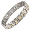 Modieuze magnetische gezondheidsarmband - titanium - stralingsbeschermingArmbanden