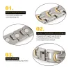 Modieuze magnetische gezondheidsarmband - titanium - stralingsbeschermingArmbanden