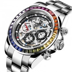Pagani Design - luxury Quartz watch with rainbow crystals - automaticWatches