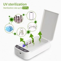 UV-sterilisator - doos - desinfector voor gezichtsmaskers / telefoons / sleutels / sieradenSchoonmaak