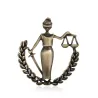 Peace Woman - lawyer badge - metal broochBrooches