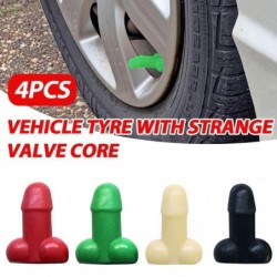 Universal tire valves - luminous - for cars / bicycles / motorcycles - penis shaped - 4 piecesWheel parts