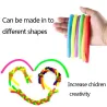 Rubber noodle - elastisch touw - antistress speelgoed - fidget - 6 stuksFidget-spinner