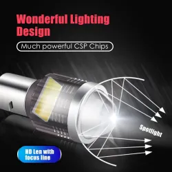 CSP - 10000Lm - LED motorcycle bulb - headlight - Hi-Lo - H4 / BA20DH4