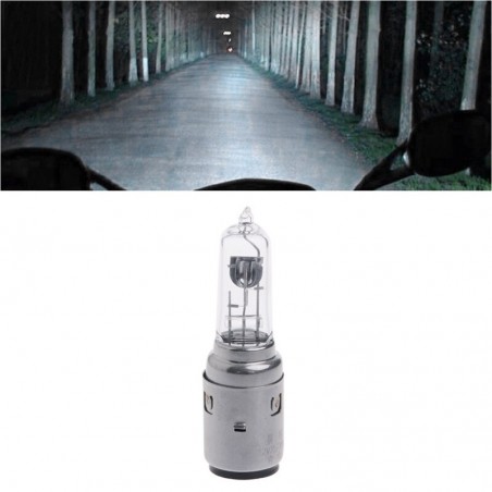 Motorcycle headlight bulb - halogen / Xenon - white - DC 12V - 35W - BA20DLights
