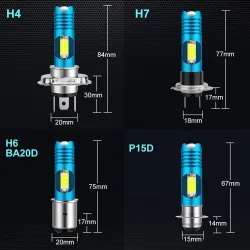 Car light bulb - waterproof - RGB - LED - H4 / H6 / H7 / BA20D / P15D-25-1 - DRLH7