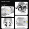 Motorcycle light bulb - LED CREE - H4 - BA20D - DC 9V~85V - 20W 1400LM - 6500KLights