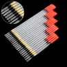 Visdobbers - doorzichtige drijvende steel - tubes kits - 20 stuksGereedschap
