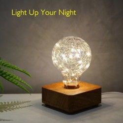 Modern LED-nachtlampje - USB - gloeilamp van koperdraadVerlichting