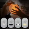 Italiaanse nachtlamp - ronde kristallen bol - USB - aanraaksensorVerlichting
