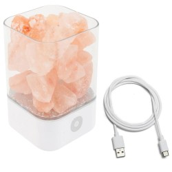 Crystal salt lamp - negative ion light - USBLights & lighting