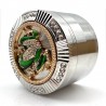 Exclusive grinder - for herbs / tobacco - 4-layers - with crystal frogMills - Grinders