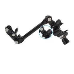 Clamp clip mount - selfie stick - flex jaw - for GoPro Hero 8 9 10 Xiaomi YI 4K SJ4000 SJ5000 SJ6000Mounts