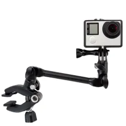 Clamp clip mount - selfie stick - flex jaw - for GoPro Hero 8 9 10 Xiaomi YI 4K SJ4000 SJ5000 SJ6000Mounts