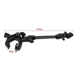 Clamp clip mount - selfie stick - flex jaw - for GoPro Hero 8 9 10 Xiaomi YI 4K SJ4000 SJ5000 SJ6000Mounts