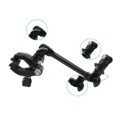 Clamp clip mount - selfie stick - flex jaw - for GoPro Hero 8 9 10 Xiaomi YI 4K SJ4000 SJ5000 SJ6000Mounts