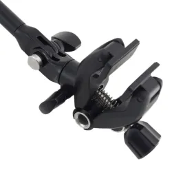 Clamp clip mount - selfie stick - flex jaw - for GoPro Hero 8 9 10 Xiaomi YI 4K SJ4000 SJ5000 SJ6000Mounts