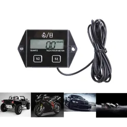 Digital engine tachometer - hour meter gauge - RPM - LCD - for motorcycles / cars / boatsDiagnosis