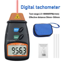 Digitale laser toerenteller - snelheidsmeter - contactloos - RPMDiagnose