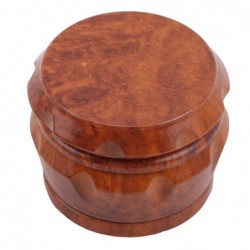 Grinder for herbs / tobacco / spices - 4 layers - with hand crank - woodenMills - Grinders