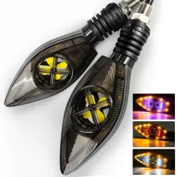 Motor richtingaanwijzers / richtingaanwijzers - super helder - LED / DRL 12V - 2 stuksRichtingaanwijzers