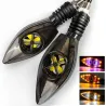 Motorcycle turn / signal lights - super bright - LED / DRL 12V - 2 piecesTurning lights