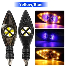 Motorcycle turn / signal lights - super bright - LED / DRL 12V - 2 piecesTurning lights