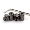 Sport - car tire valves - anti-theft caps - zinc alloy - 4 piecesWheel parts