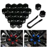 Velgafdekking - beschermmoeren - met clip - 17 mm - 20 stuksWiel onderdelen