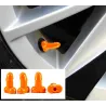 Car tire wheel valves - luminous caps - penis shaped - 4 piecesValve caps