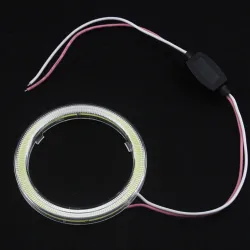 Car / motorcycle headlight - COB - LED - DRL - angel eye - Halo Ring lamp - 12VLights
