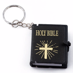 Mini Bijbelboek - sleutelhangerSleutelhangers