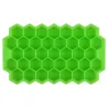 Silicone ice cube tray - honeycomb shaped - reusable - with removable lidBar supply