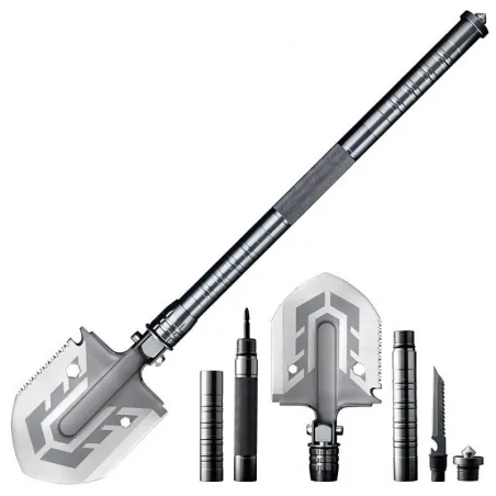 Multifunctionele schop - tuin / militair / kampeergereedschap - opvouwbaarSurvival gereedschap