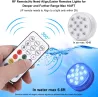 Dompel- / onderwaterlamp - voor aquarium / badkuip - 13LED - 16 RGB - IP68 - met RF-afstandsbedieningVerlichting