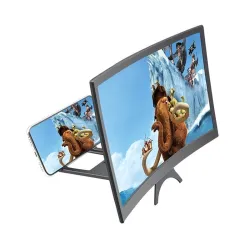 12" - HD-projector - vergrootglas voor telefoonscherm - gebogen glas - verstelbaarAccessoires