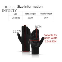 Warme elastische winterhandschoenen - muts - bivakmuts - vingertoppen met touchscreen - antislip - unisexSjalen