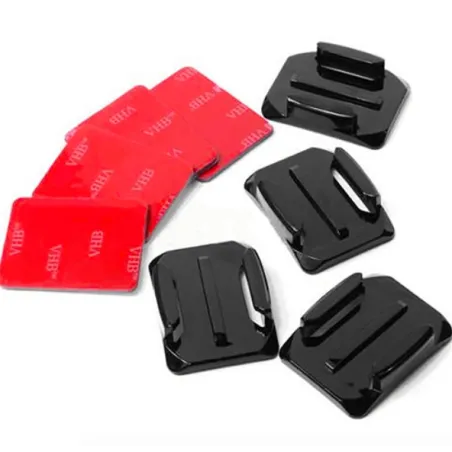 Platte / gebogen zelfklevende stickers - voor GoPro - 8 stuksAccessoires