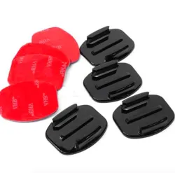 Platte / gebogen zelfklevende stickers - voor GoPro - 8 stuksAccessoires