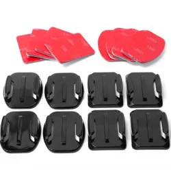 Flat / curved adhesive mount stickers - for GoPro - 8 piecesAccessories