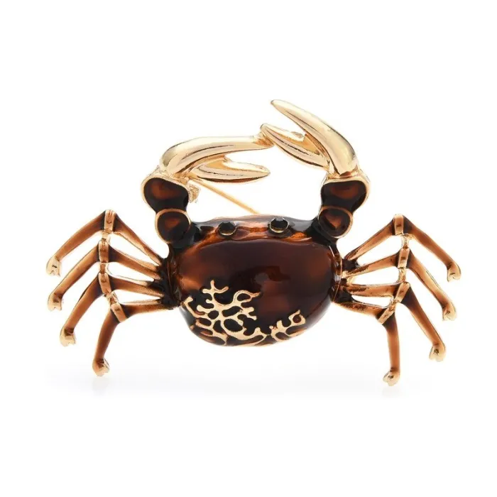 Elegante broche - krabvormBroches