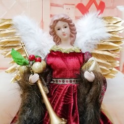Smiling angel - standing doll - Christmas decorationChristmas